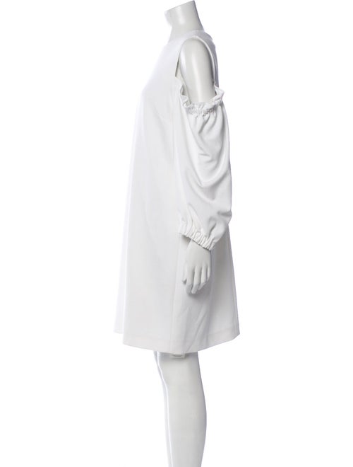 Tibi Crew Neck Knee-Length Dress
