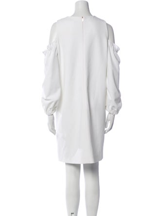 Tibi Crew Neck Knee-Length Dress