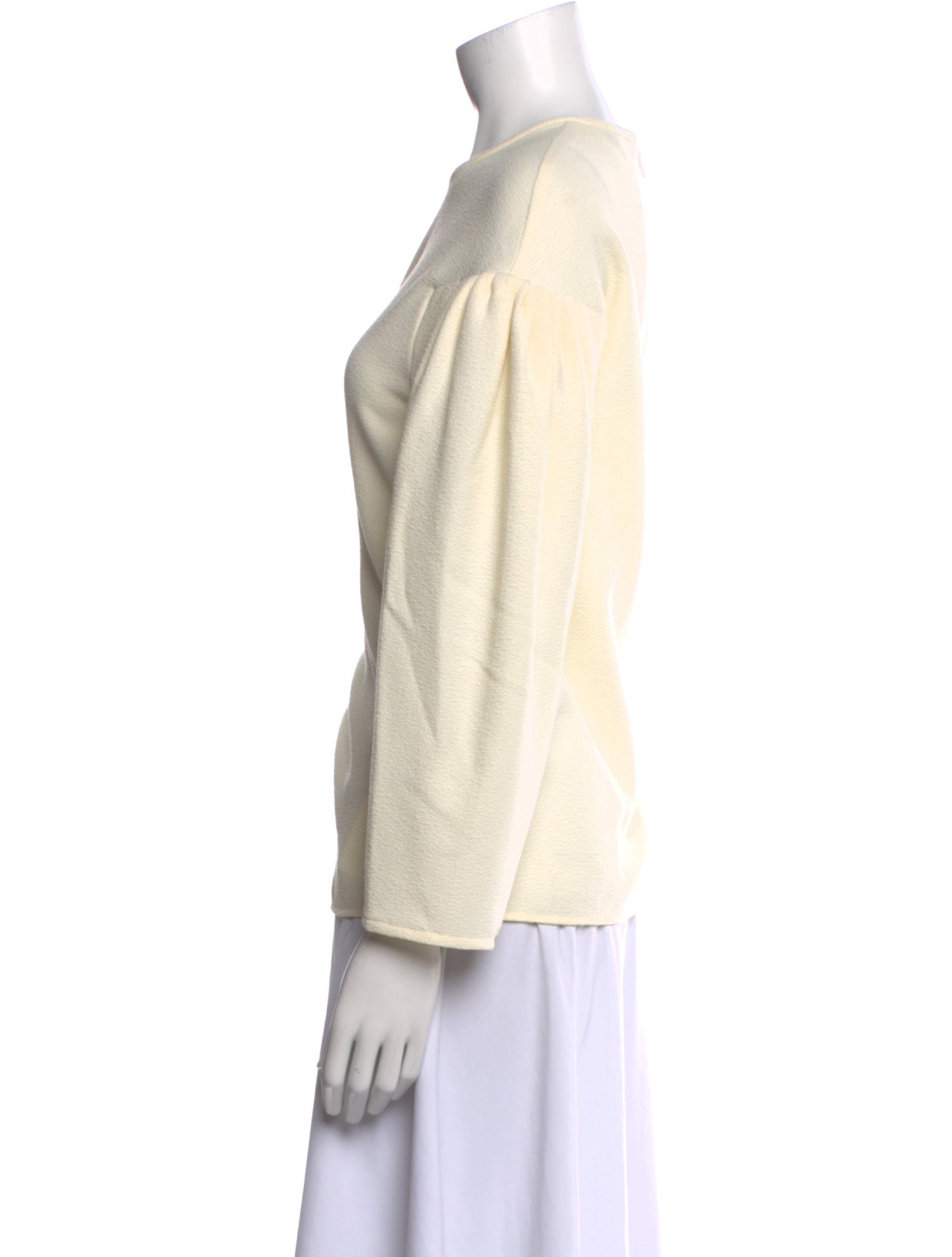 Tibi Crew Neck Long Sleeve Sweatshirt