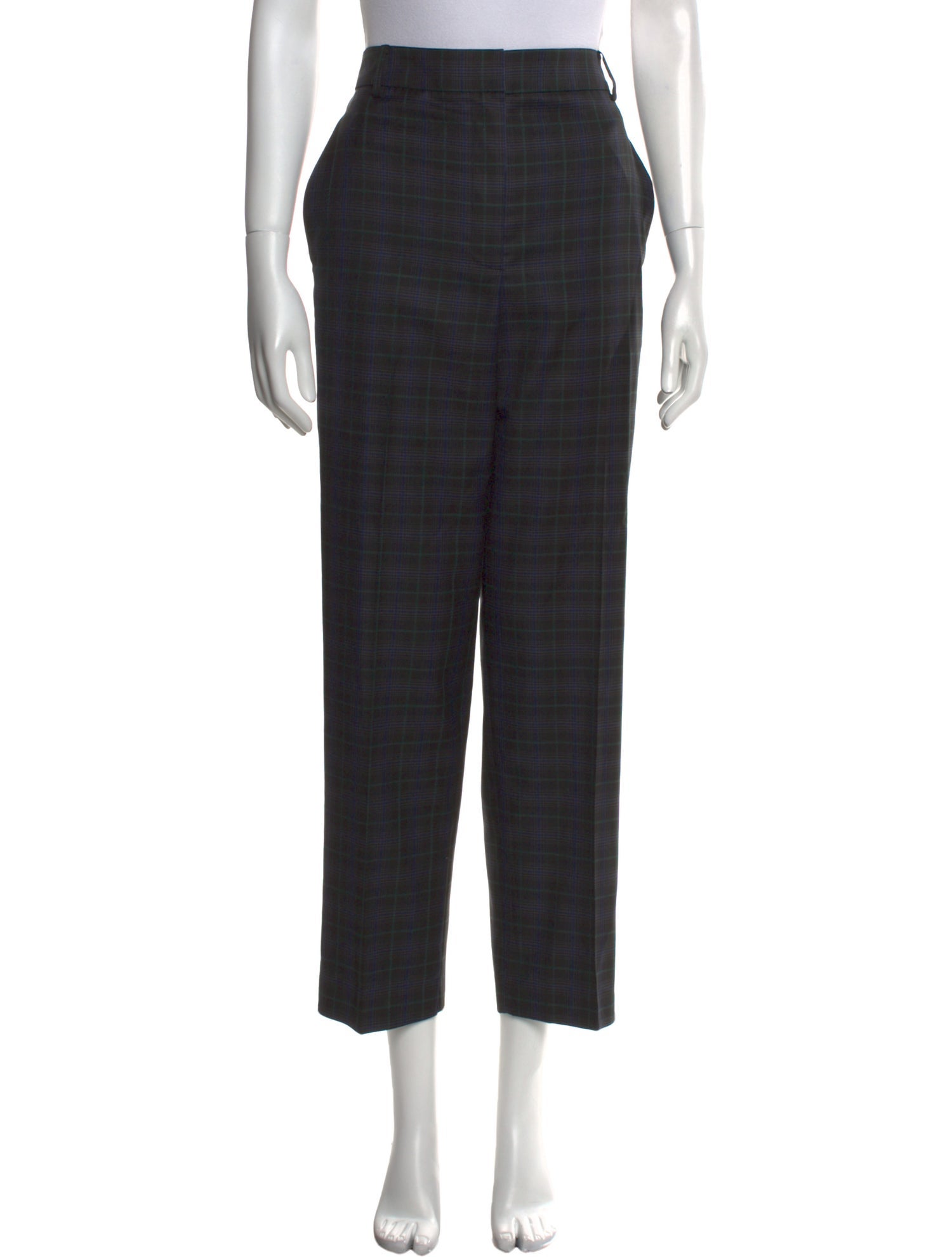 Tibi Wool Straight Leg Pants