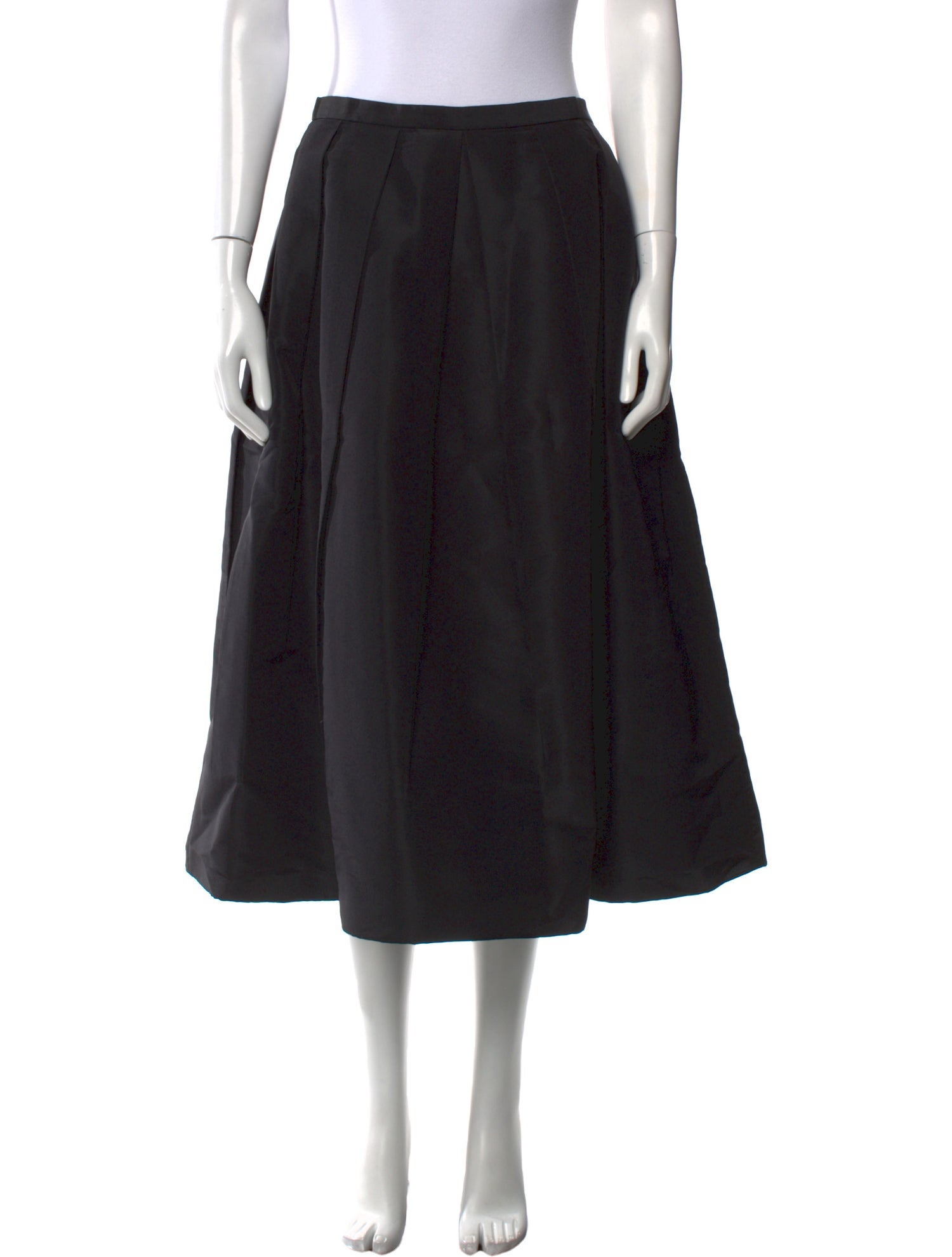 Tibi Silk Midi Length Skirt