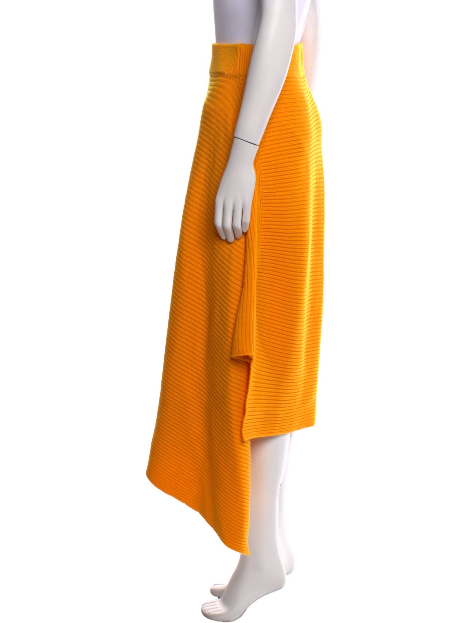 Tibi Merino Wool Midi Length Skirt