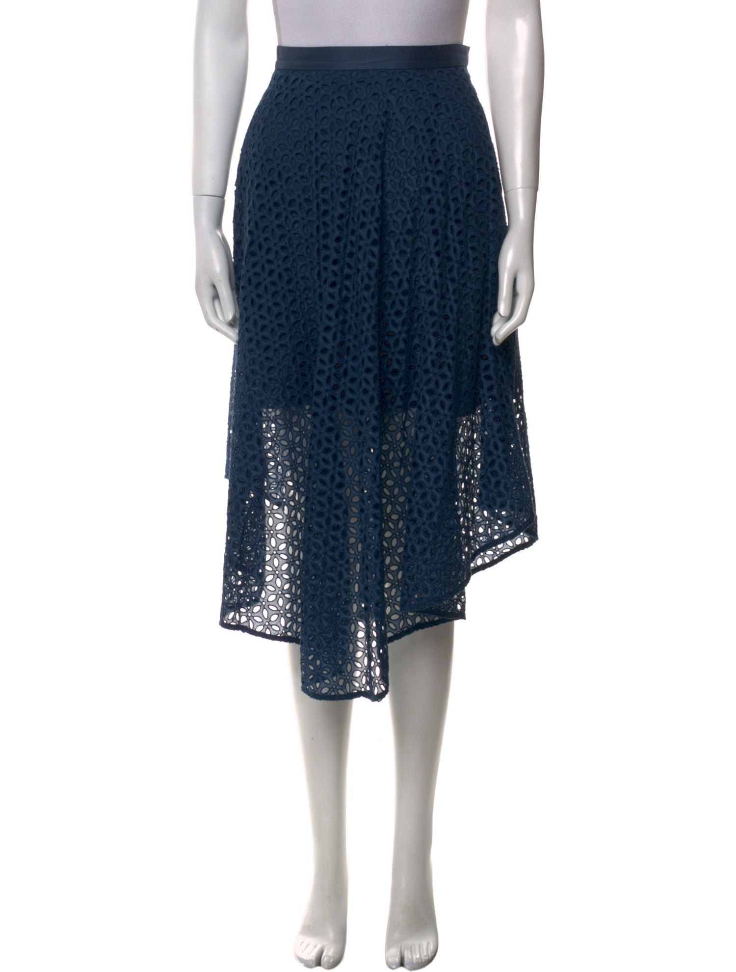 Tibi Lace Pattern Knee-Length Skirt
