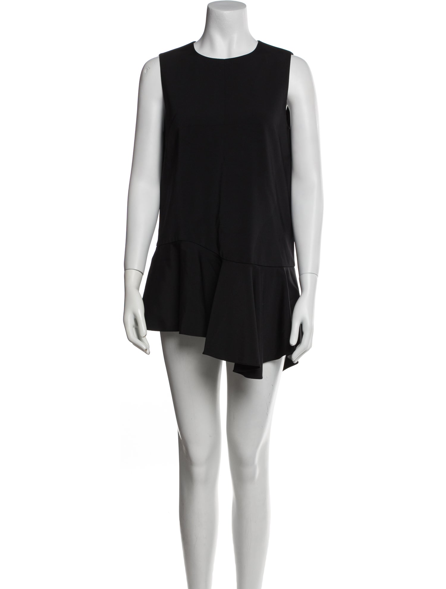 Tibi Crew Neck Mini Dress