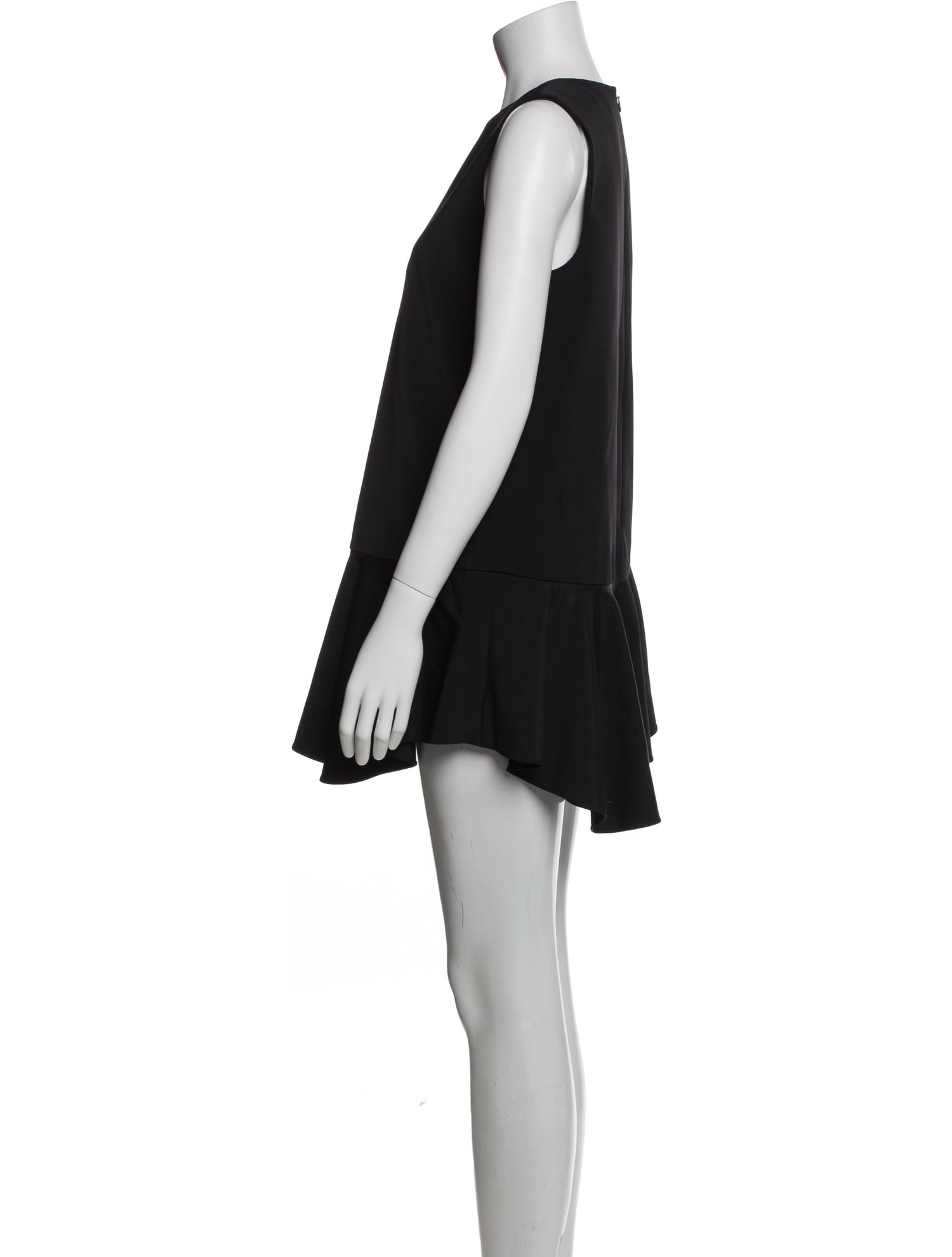 Tibi Crew Neck Mini Dress