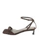 Tibi Ponyhair Fur Trim Sandals