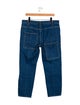 Tibi High-Rise Straight Leg Jeans