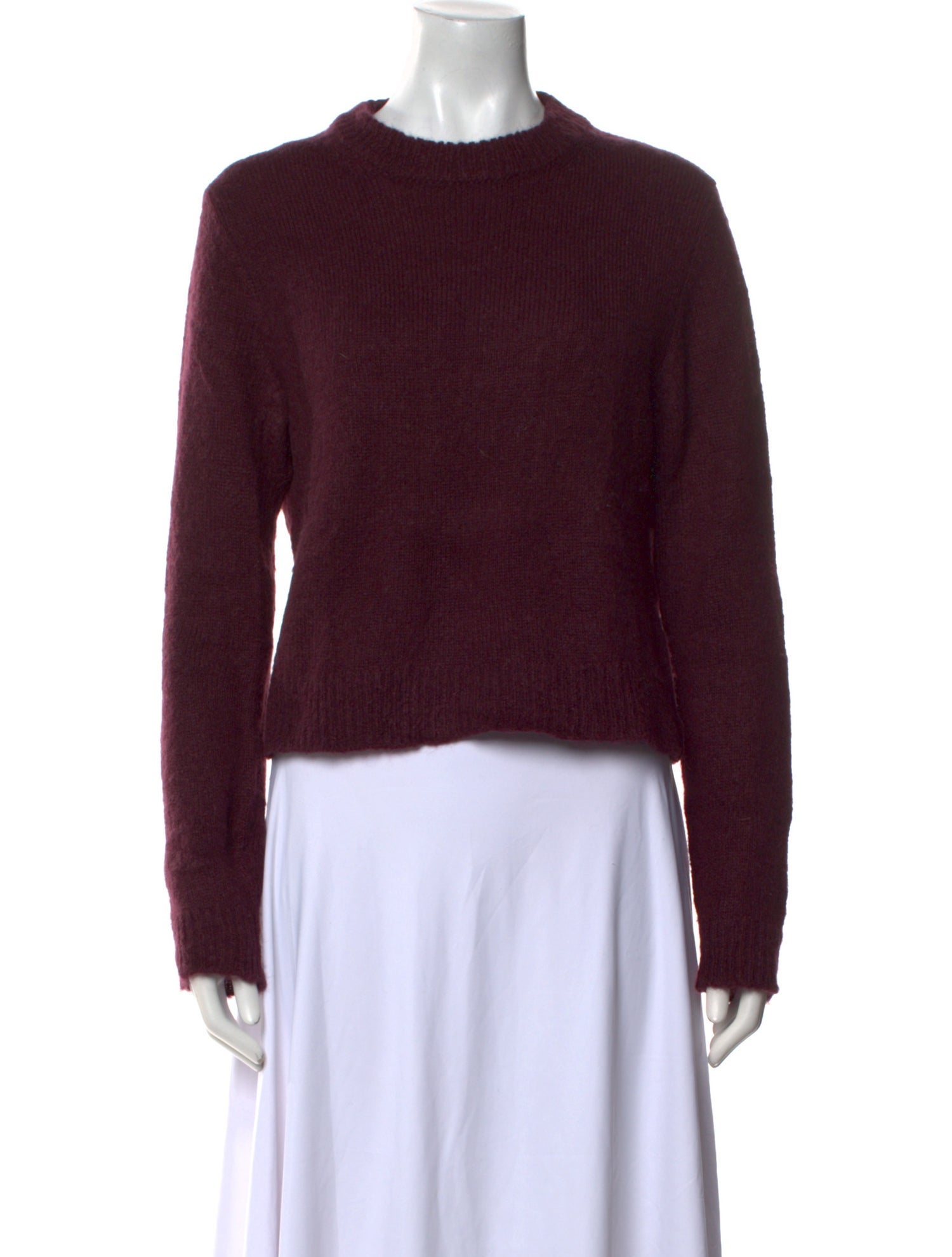 Tibi Mohair Crew Neck Sweater