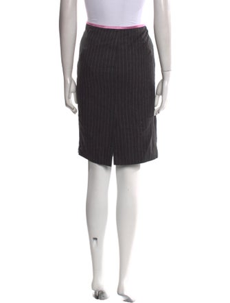 Tibi Striped Knee-Length Skirt