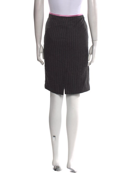 Tibi Striped Knee-Length Skirt