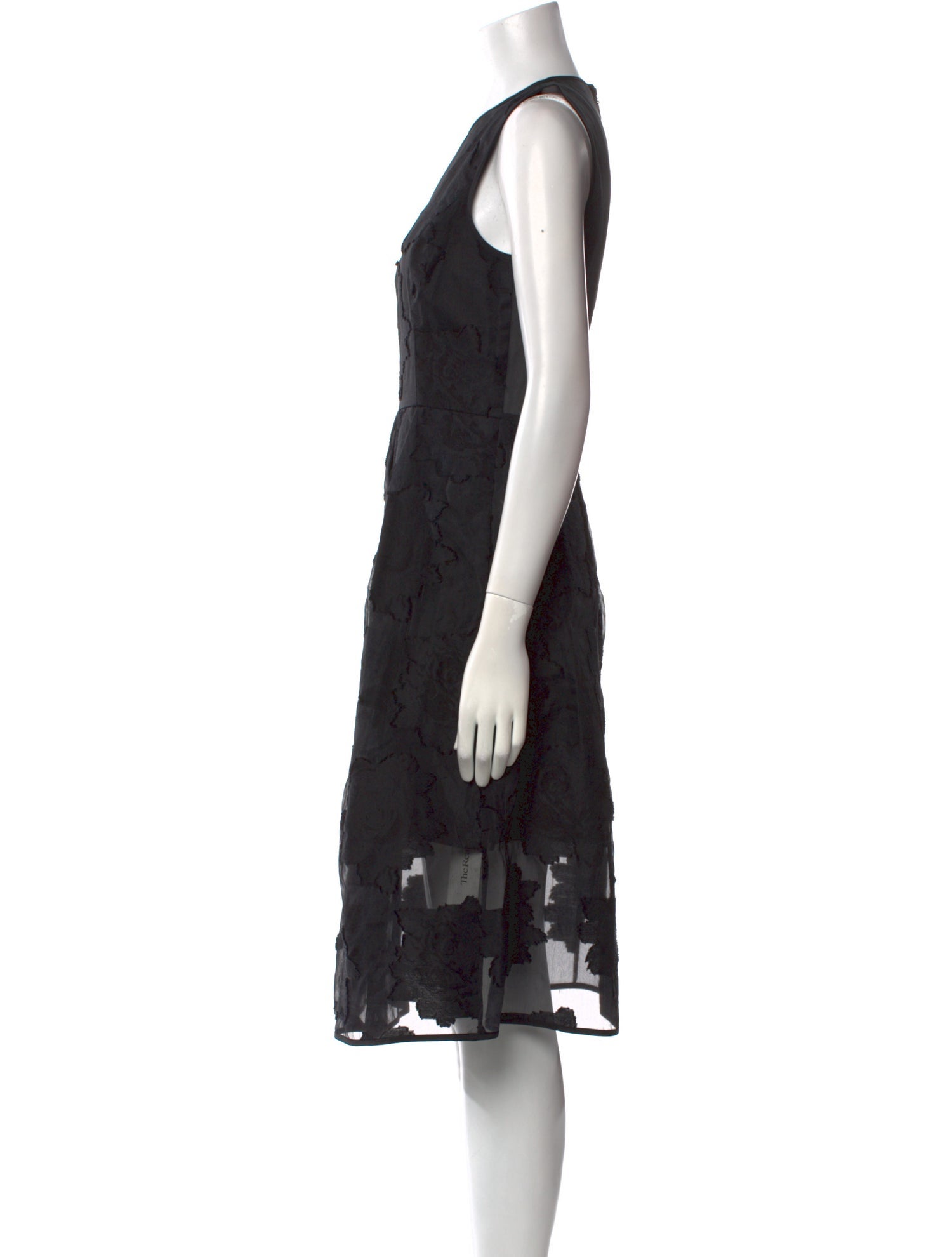 Tibi Lace Pattern Midi Length Dress