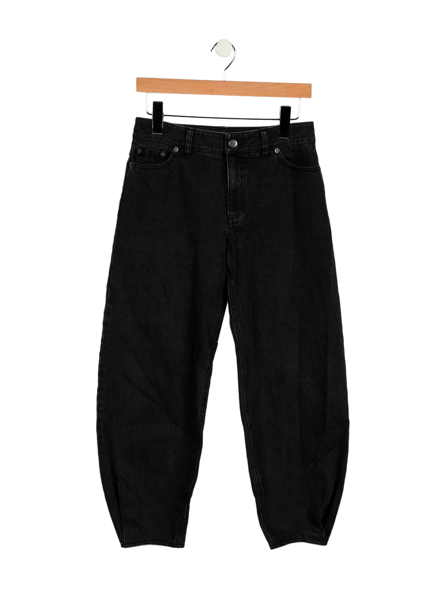 Tibi Mid-Rise Straight Leg Jeans