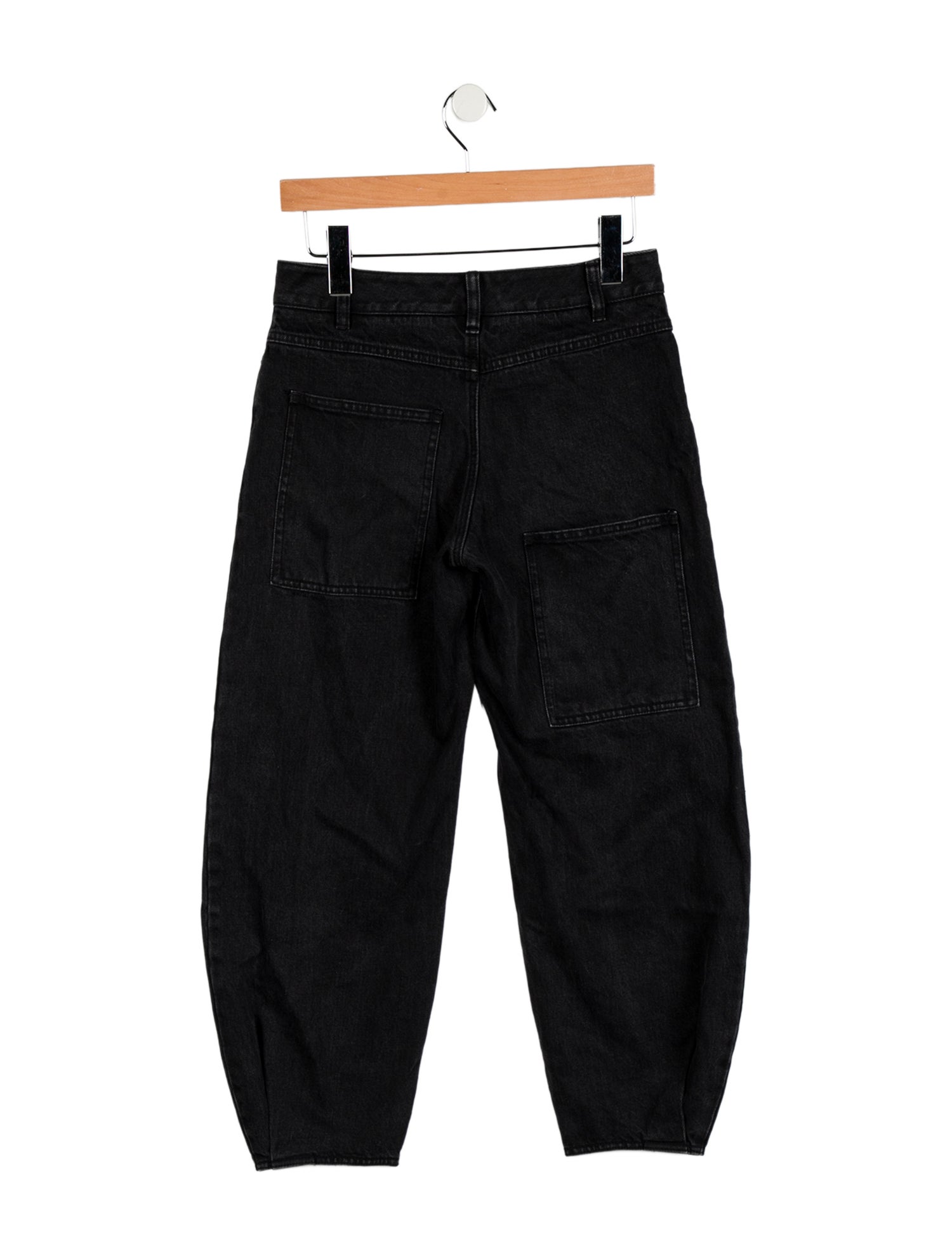 Tibi Mid-Rise Straight Leg Jeans