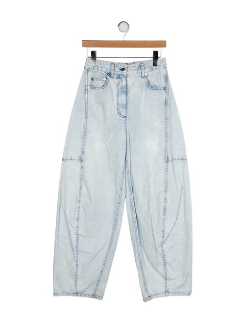 Tibi High-Rise Wide Leg Jeans