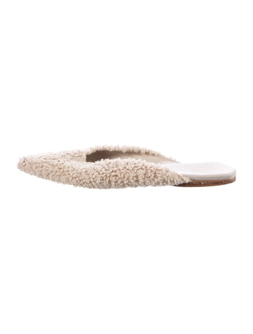 Tibi Nori Short Shearling Mules