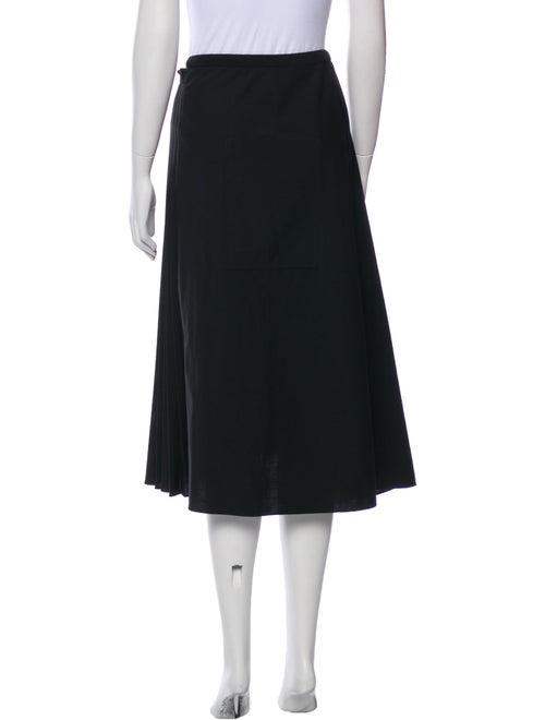 Tibi Pleated Accents Midi Length Skirt