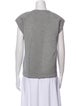 Tibi Crew Neck Short Sleeve Sweatshirt