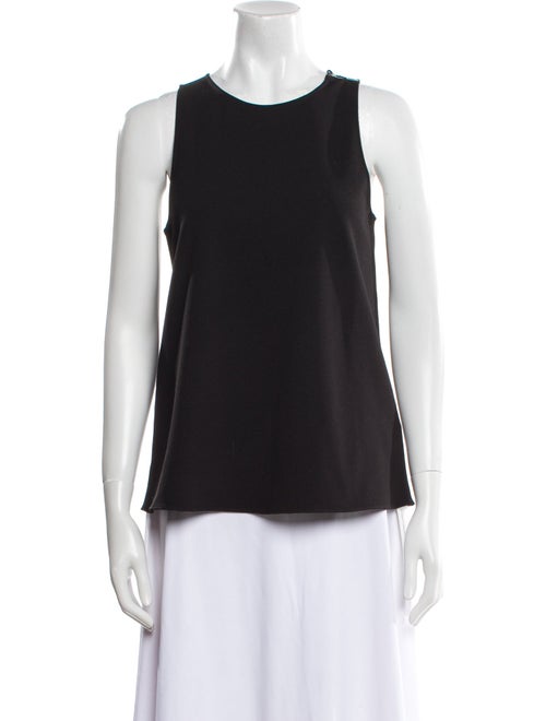 Tibi Scoop Neck Sleeveless Top