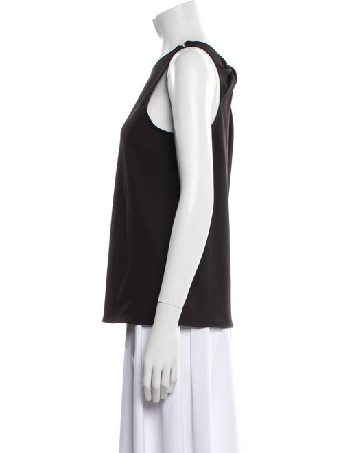 Tibi Scoop Neck Sleeveless Top