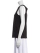 Tibi Scoop Neck Sleeveless Top