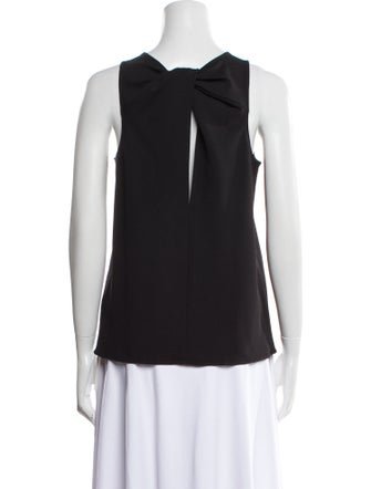 Tibi Scoop Neck Sleeveless Top