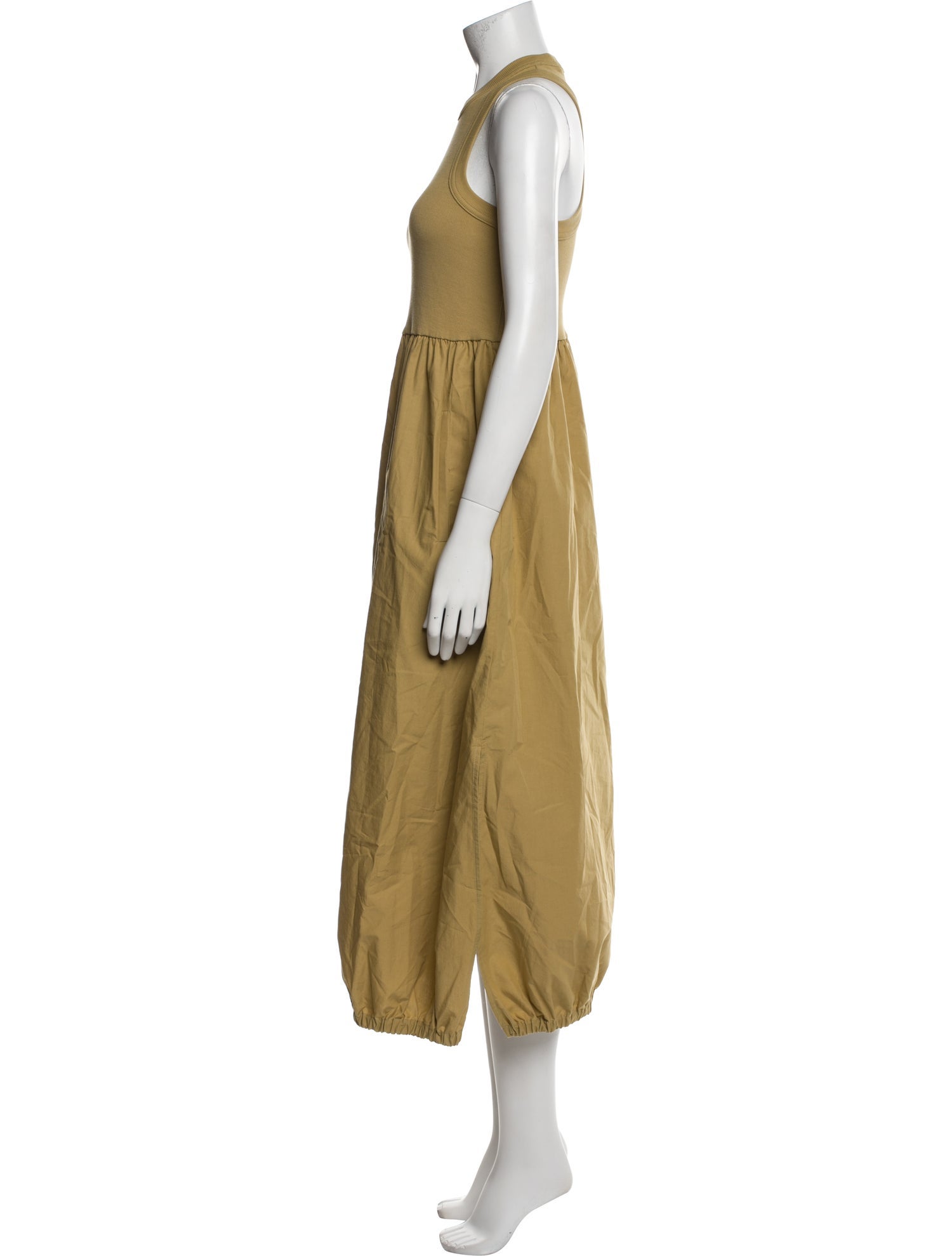 Tibi Mock Neck Long Dress