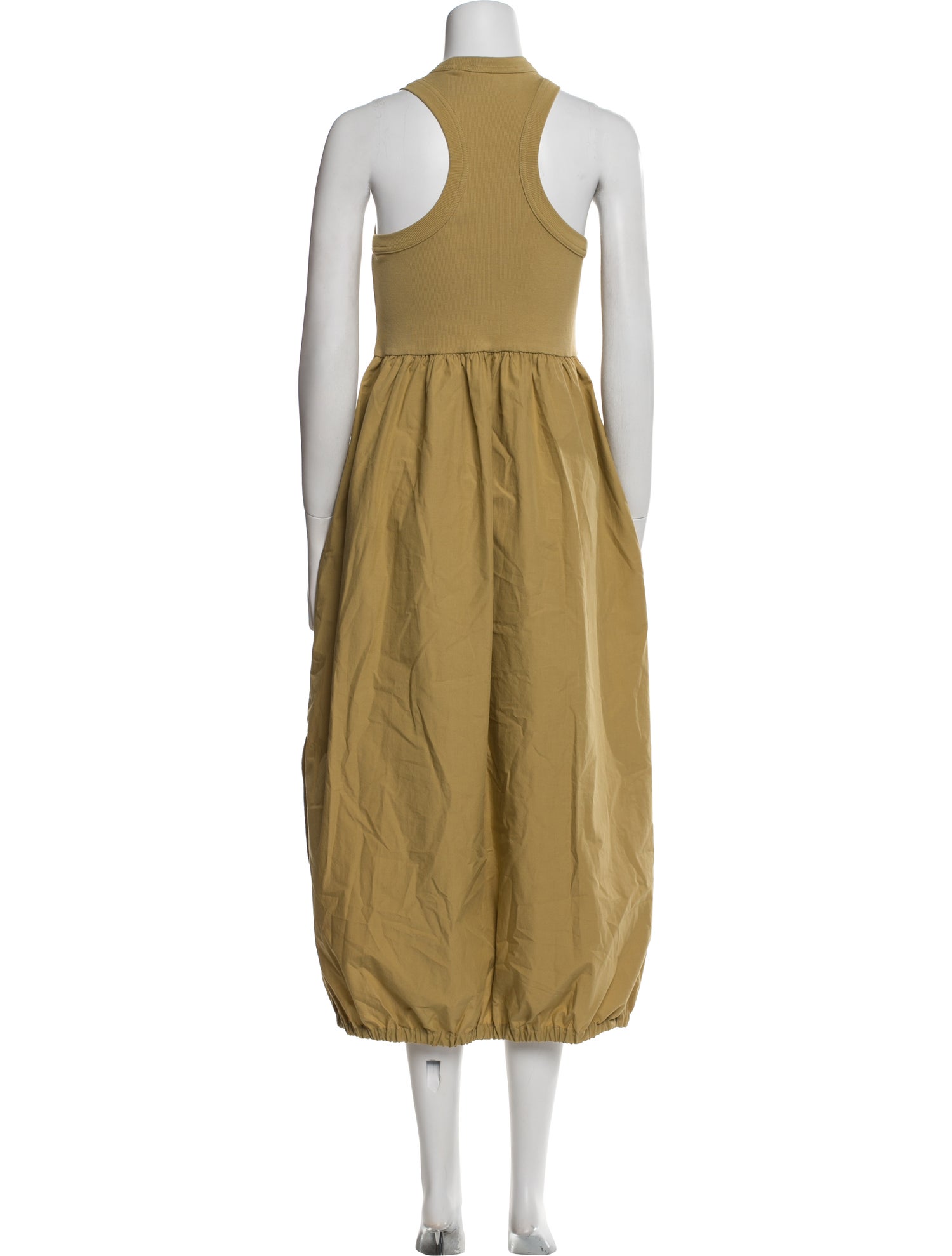 Tibi Mock Neck Long Dress