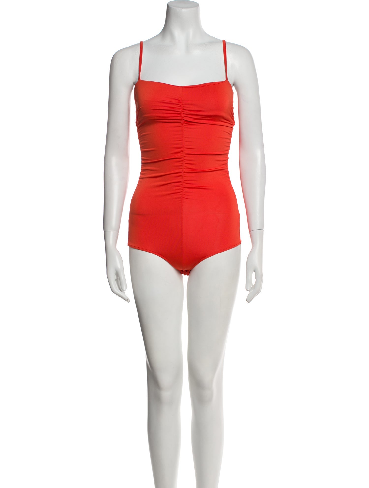 Tibi Square Neckline Sleeveless Bodysuit