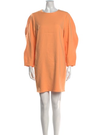 Tibi Crew Neck Mini Dress