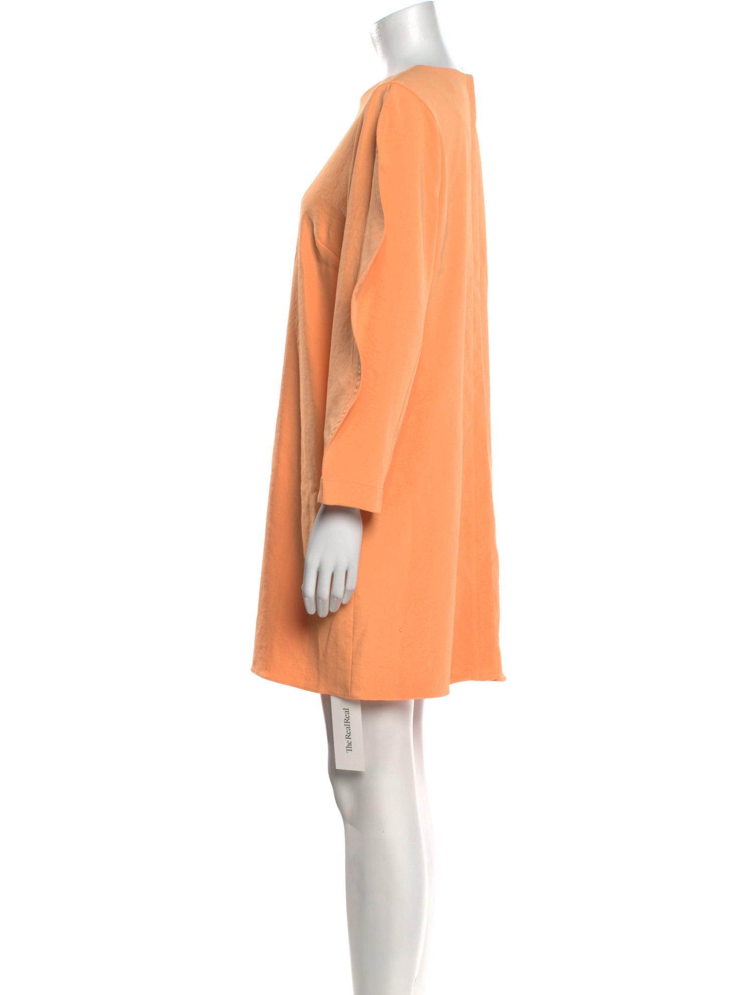 Tibi Crew Neck Mini Dress