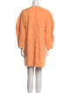 Tibi Crew Neck Mini Dress