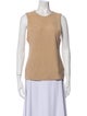 Tibi Crew Neck Sleeveless Top