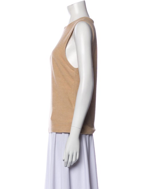Tibi Crew Neck Sleeveless Top
