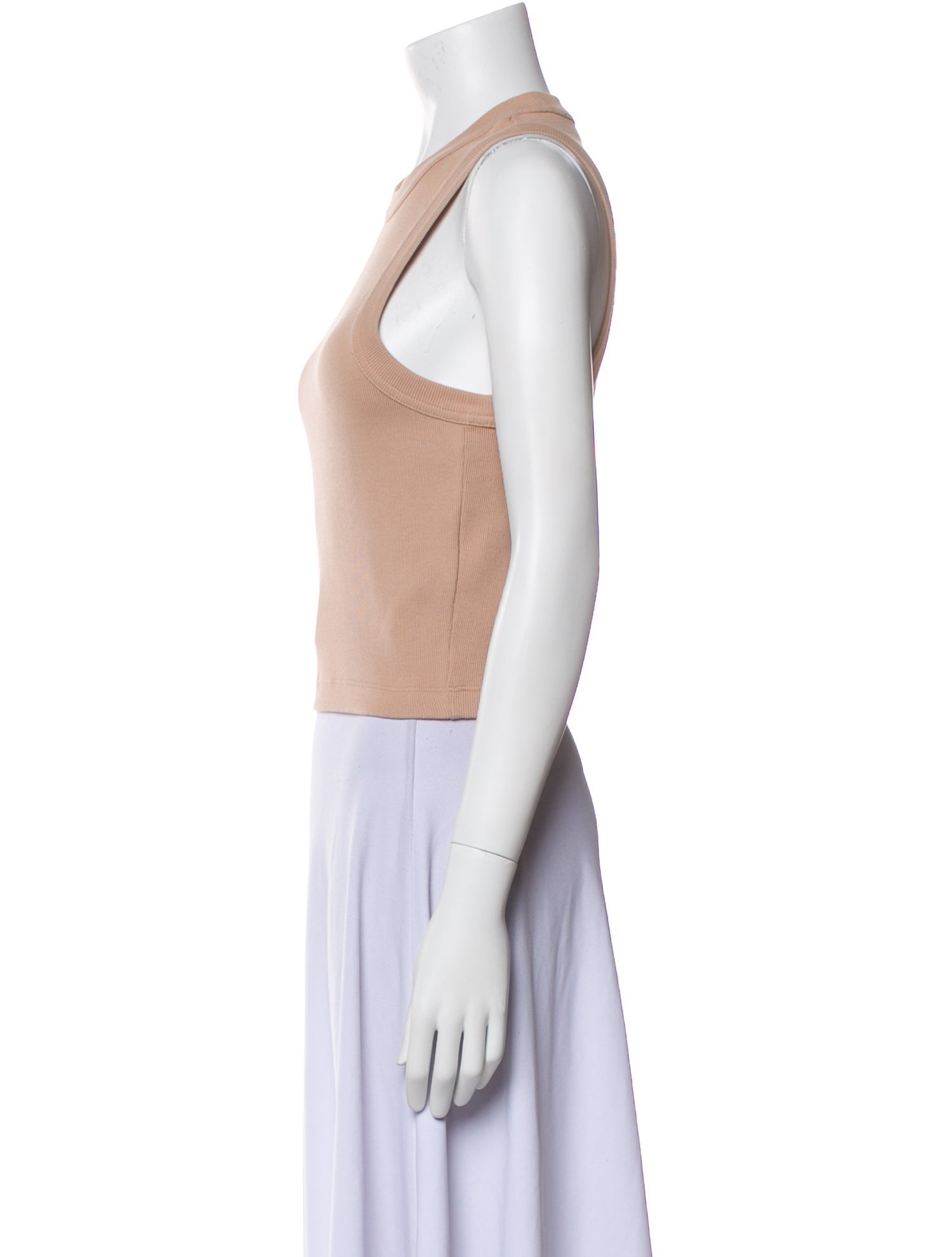 Tibi Crew Neck Sleeveless Top