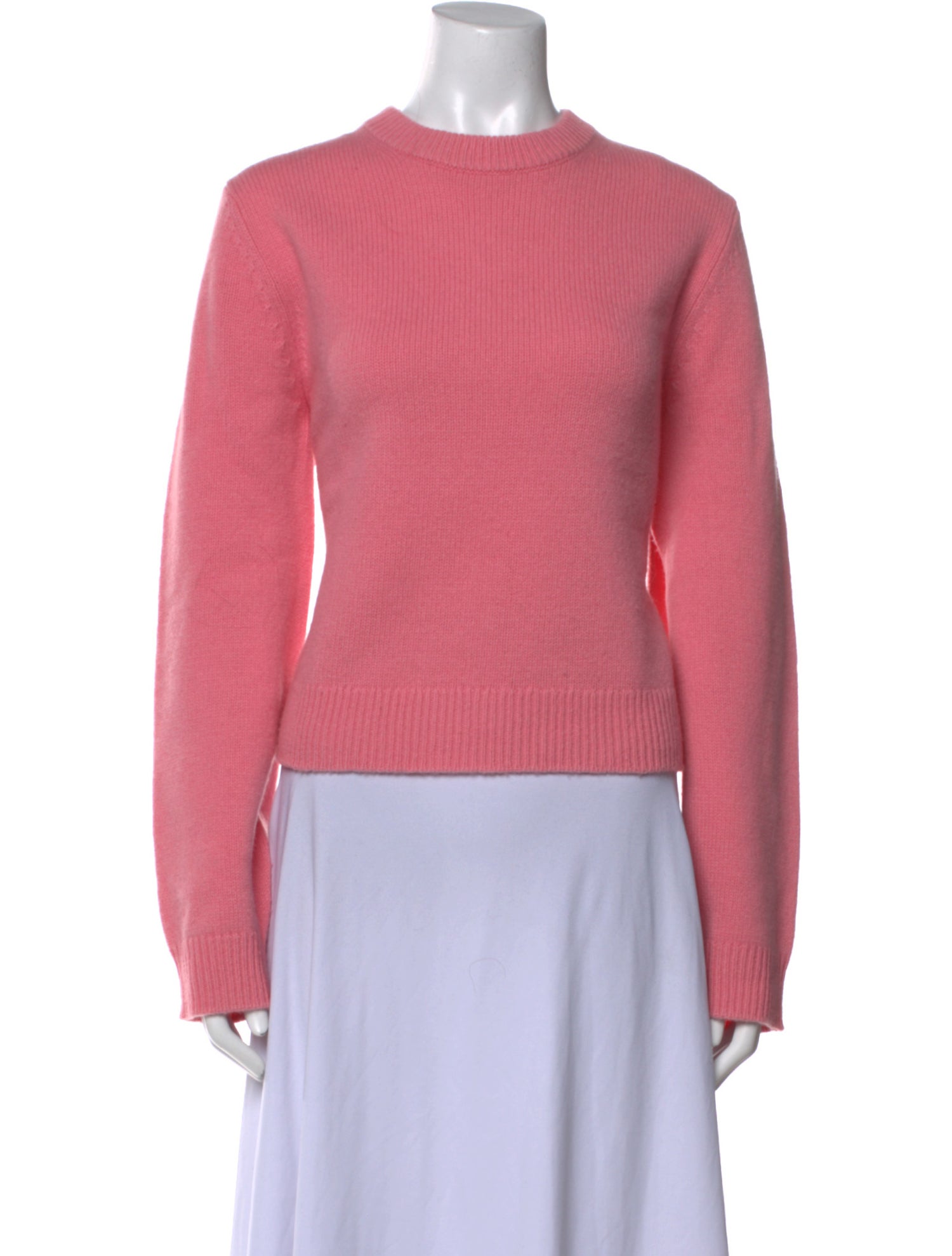 Tibi Lambswool Crew Neck Sweater