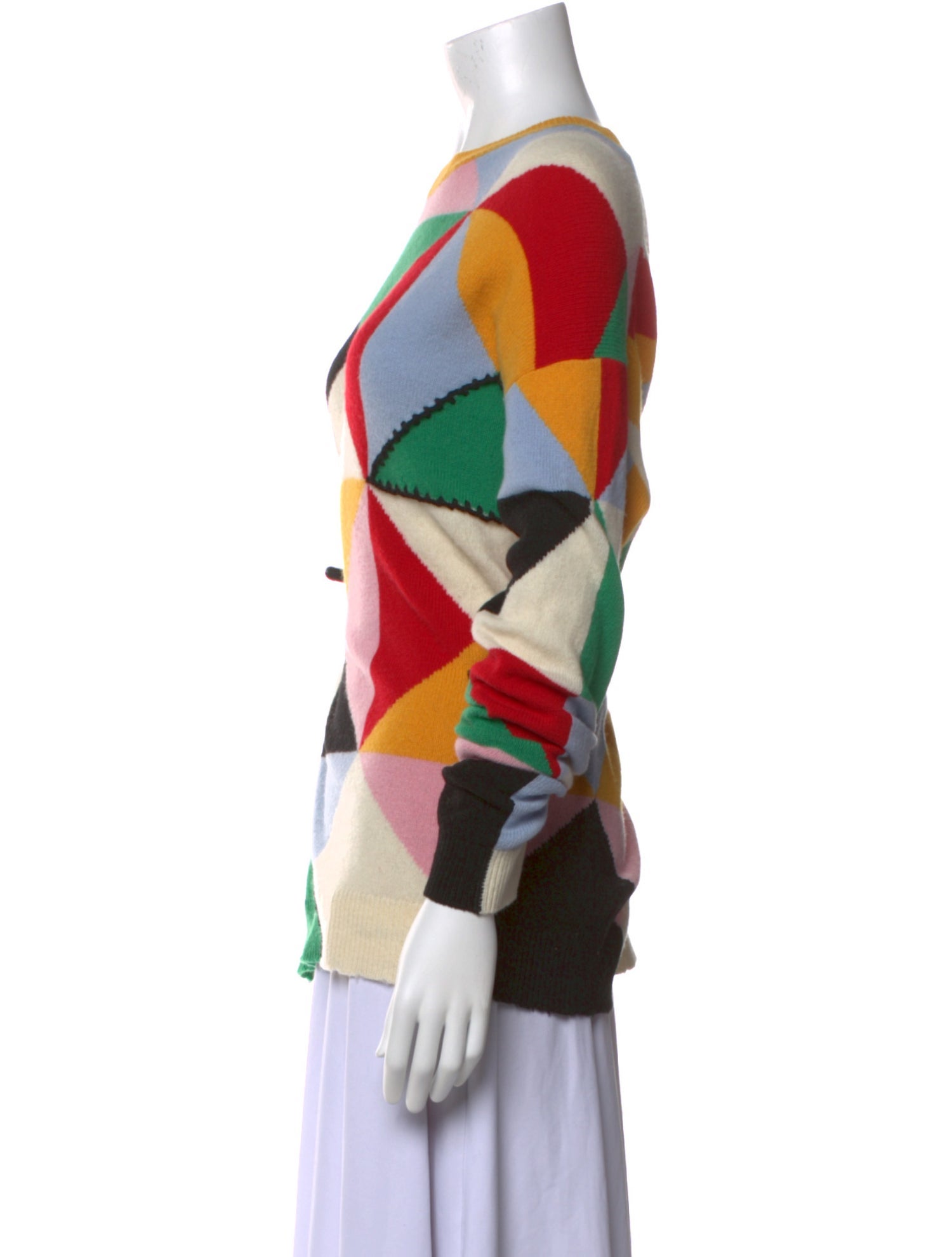 Tibi Wool Printed Sweater