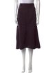 Tibi Virgin Wool Midi Length Skirt