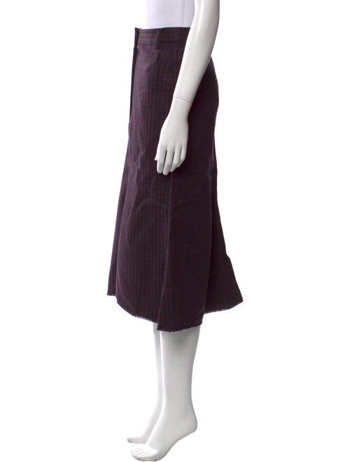Tibi Virgin Wool Midi Length Skirt