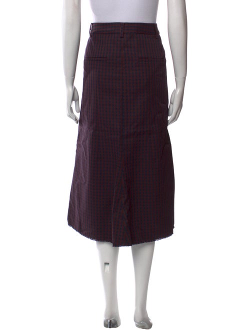 Tibi Virgin Wool Midi Length Skirt