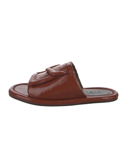 Tibi Patent Leather Slides