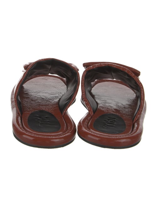 Tibi Patent Leather Slides