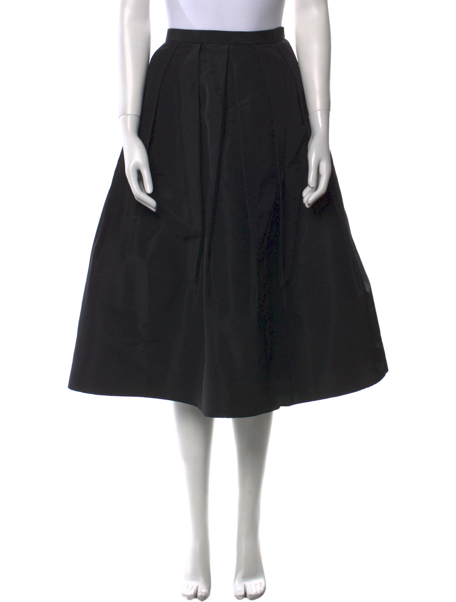Tibi Silk Knee-Length Skirt