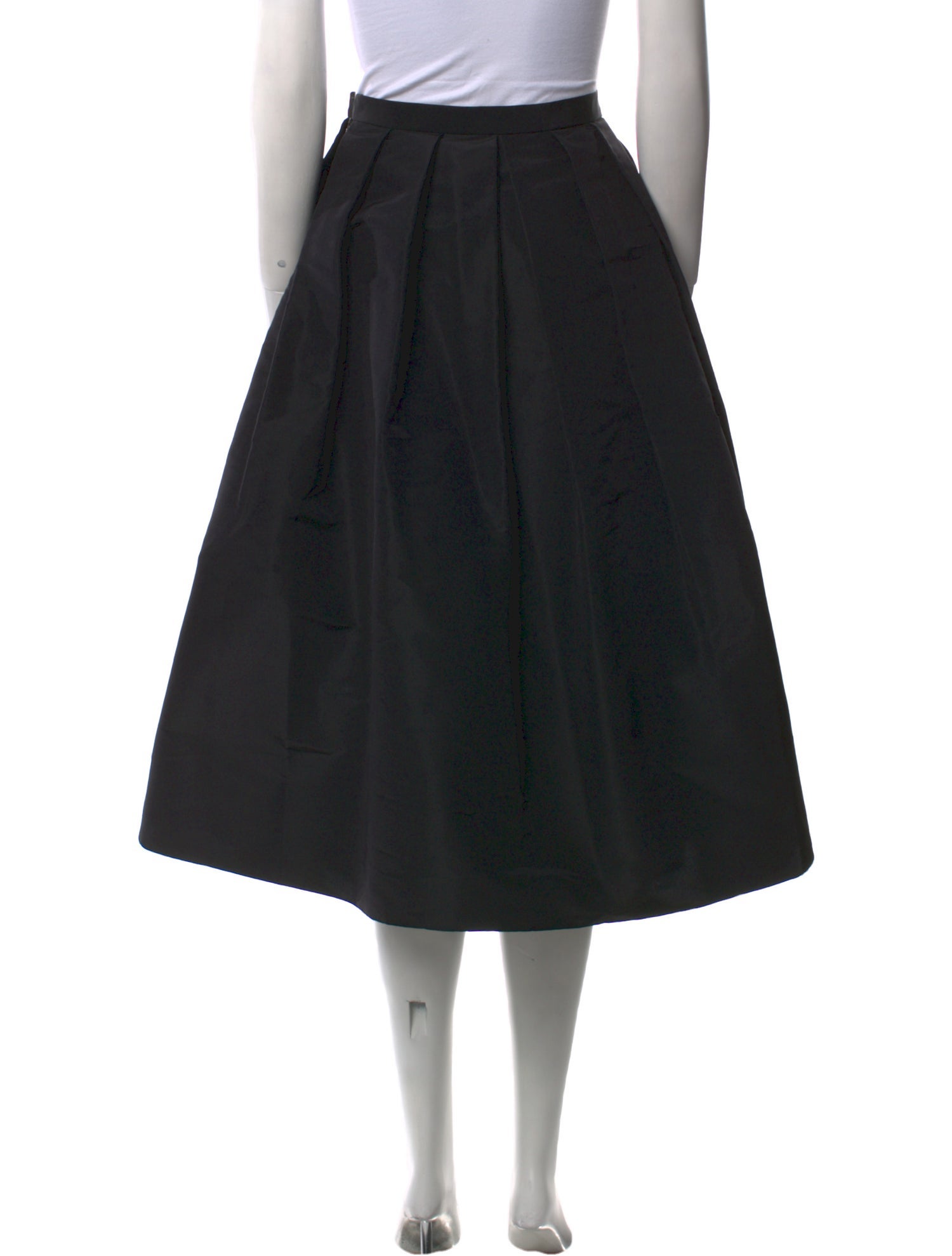 Tibi Silk Knee-Length Skirt