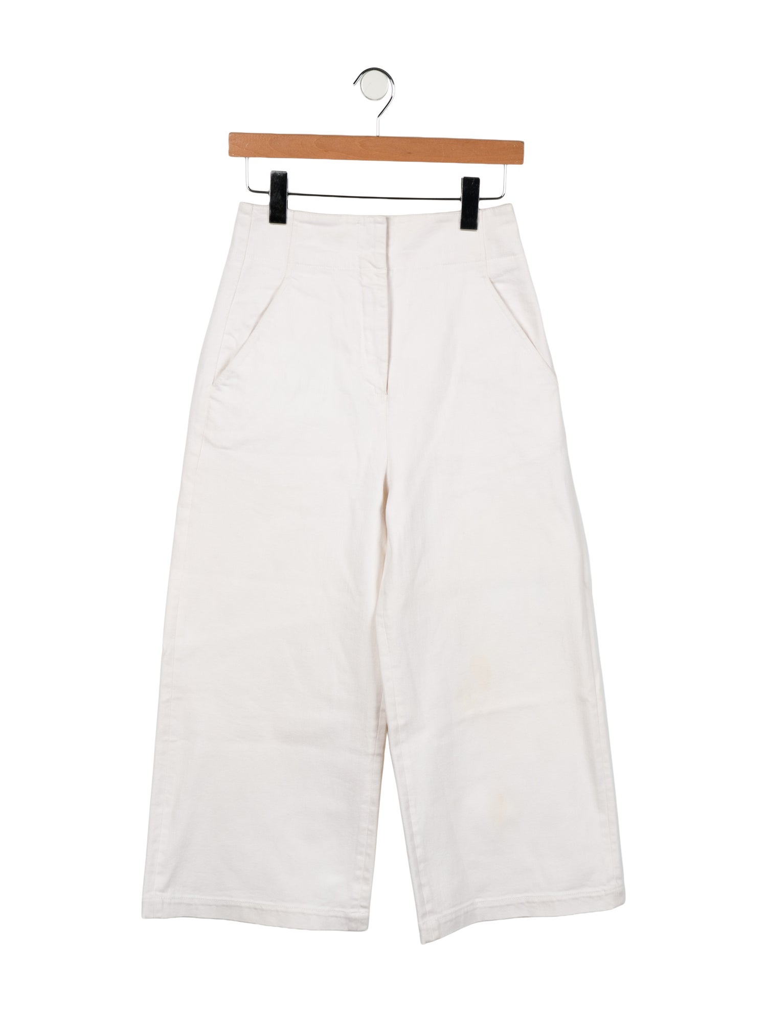 Tibi High-Rise Wide Leg Jeans