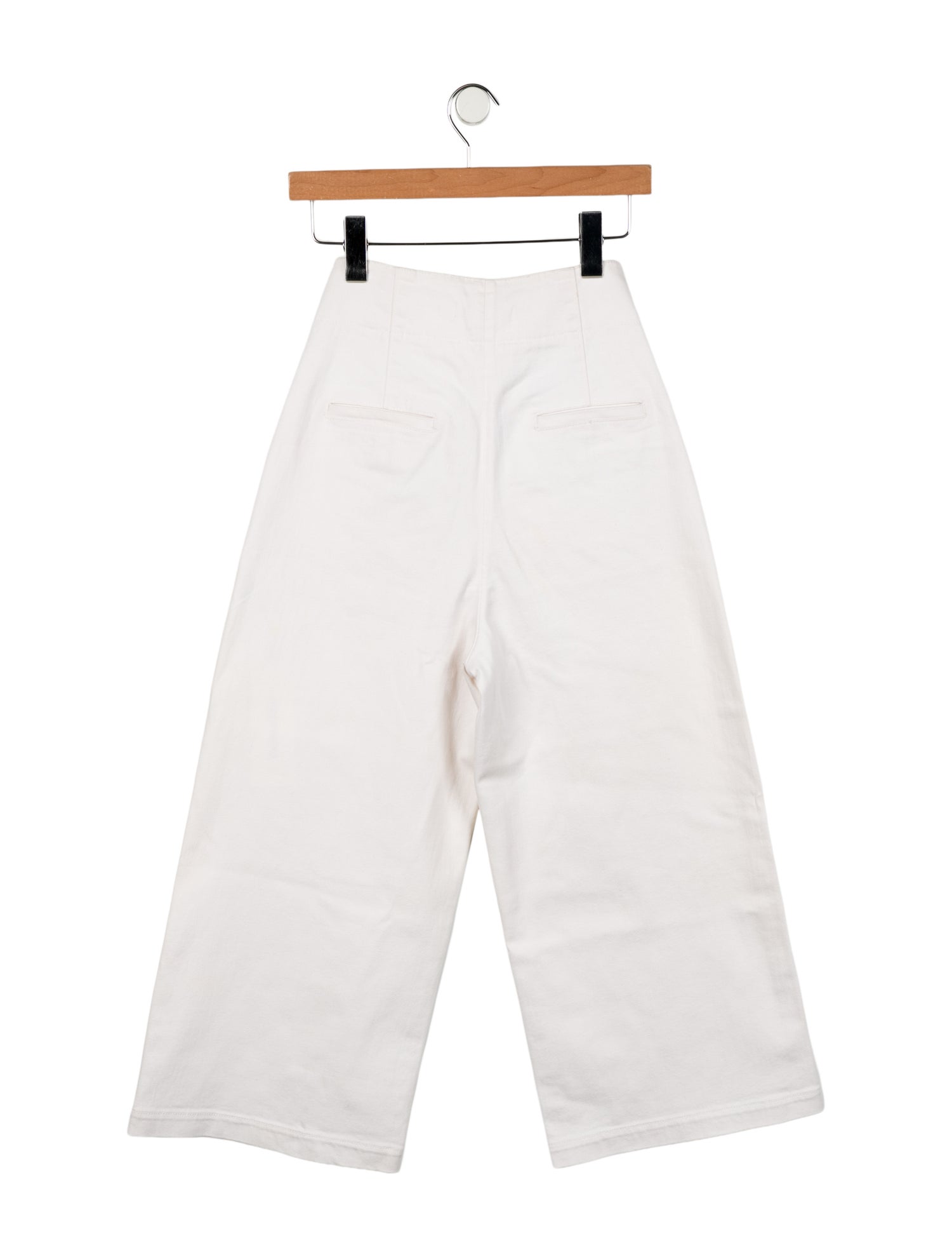 Tibi High-Rise Wide Leg Jeans