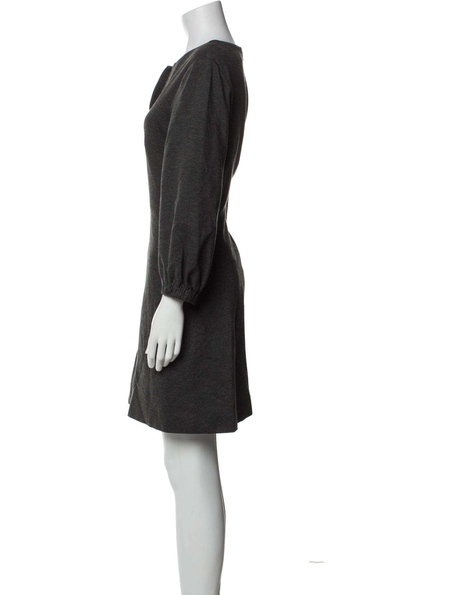 Tibi V-Neck Mini Dress