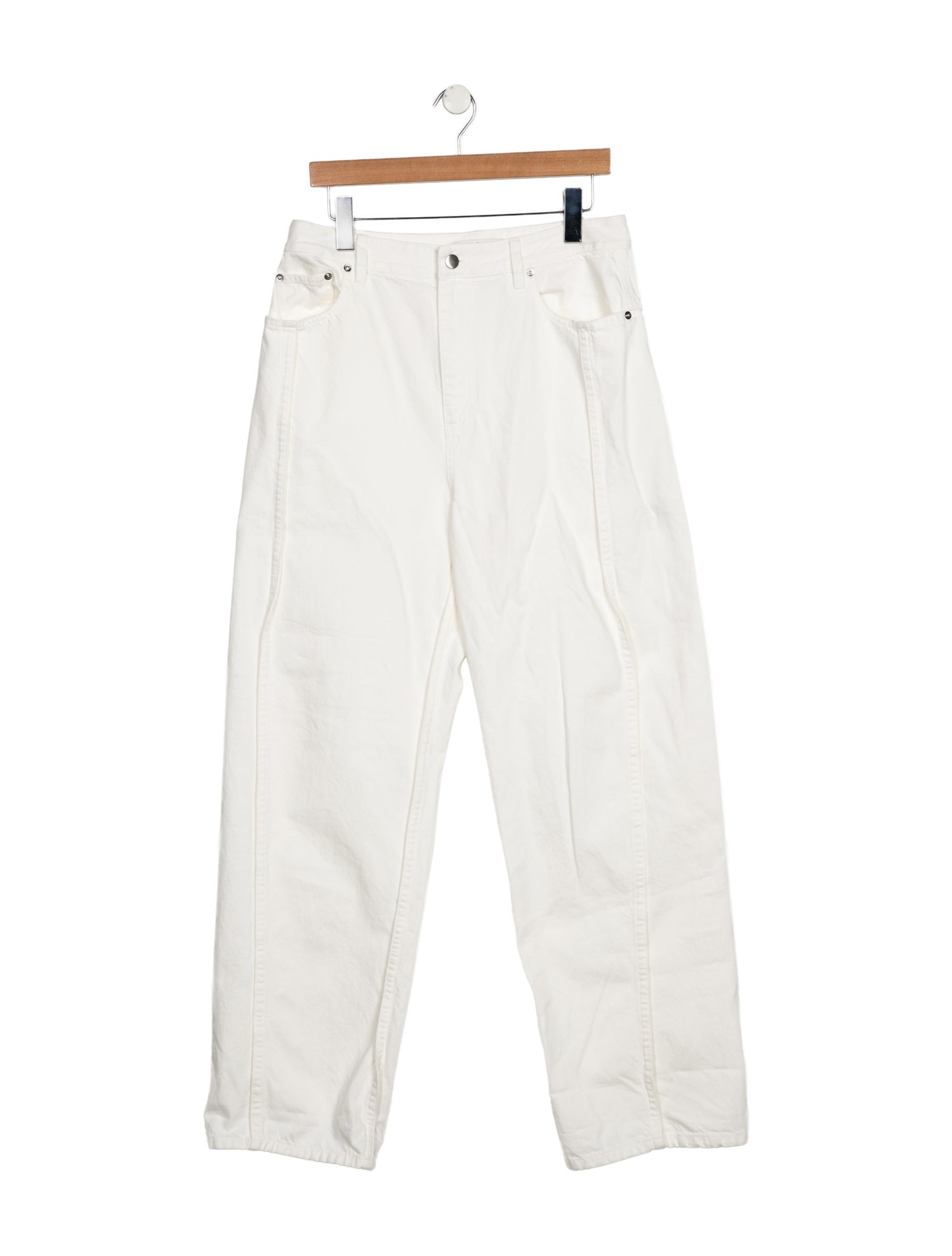 Tibi High-Rise Wide Leg Jeans