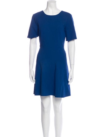 Tibi Crew Neck Mini Dress