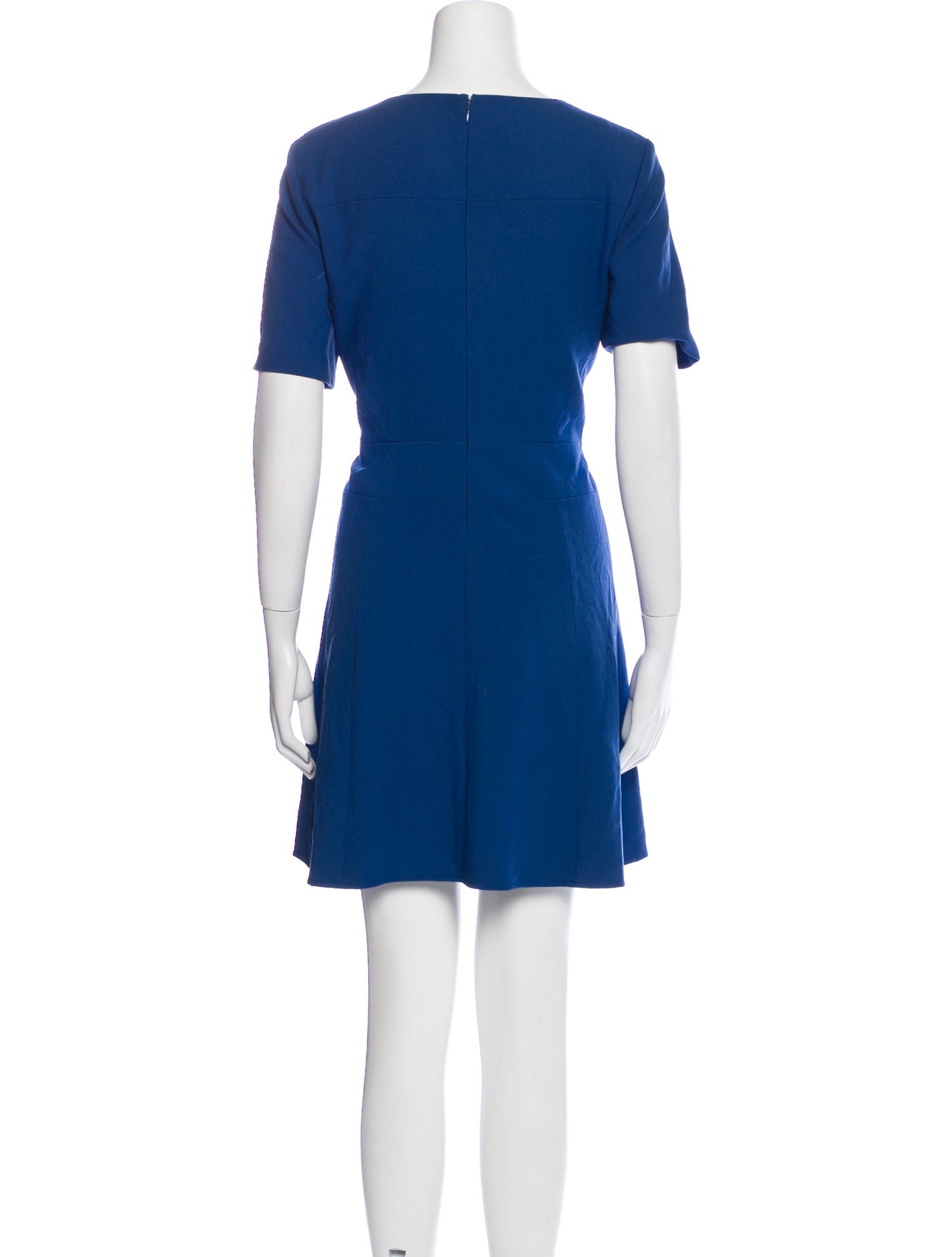 Tibi Crew Neck Mini Dress