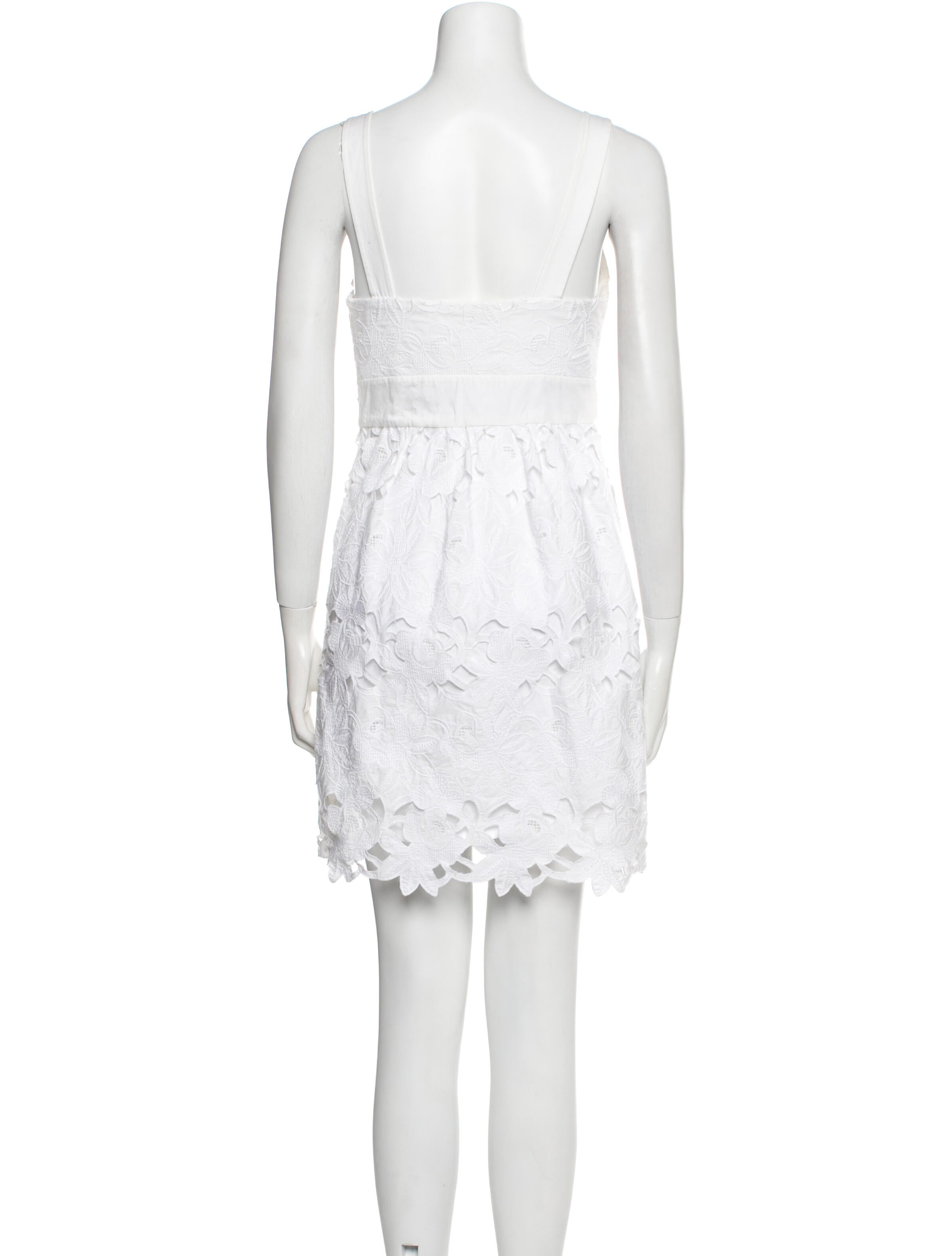 Tibi V-Neck Mini Dress